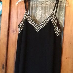 Glamorous black cocktail dress